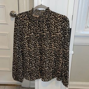 J.Crew Cheetah Print Blouse